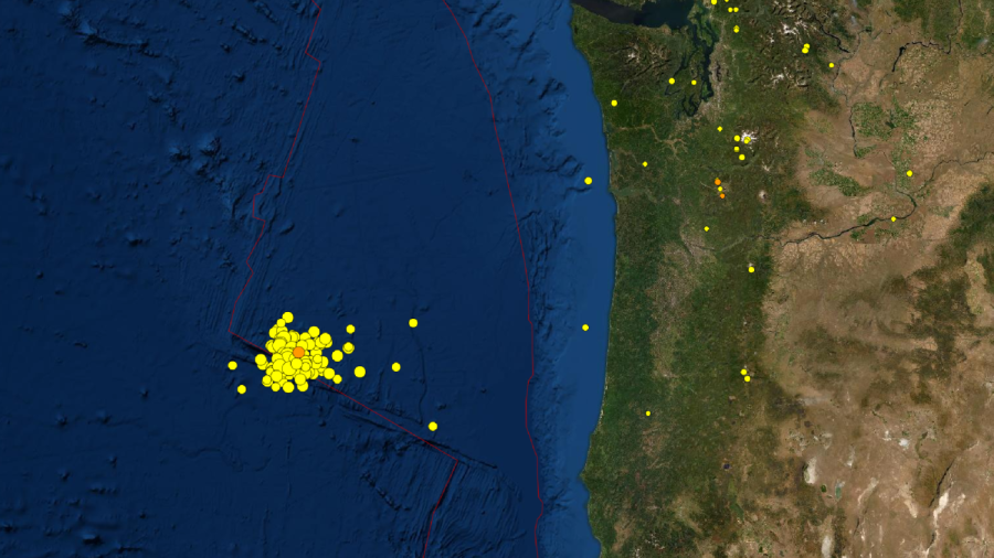 Earthquakes Hit the Oregon Coast